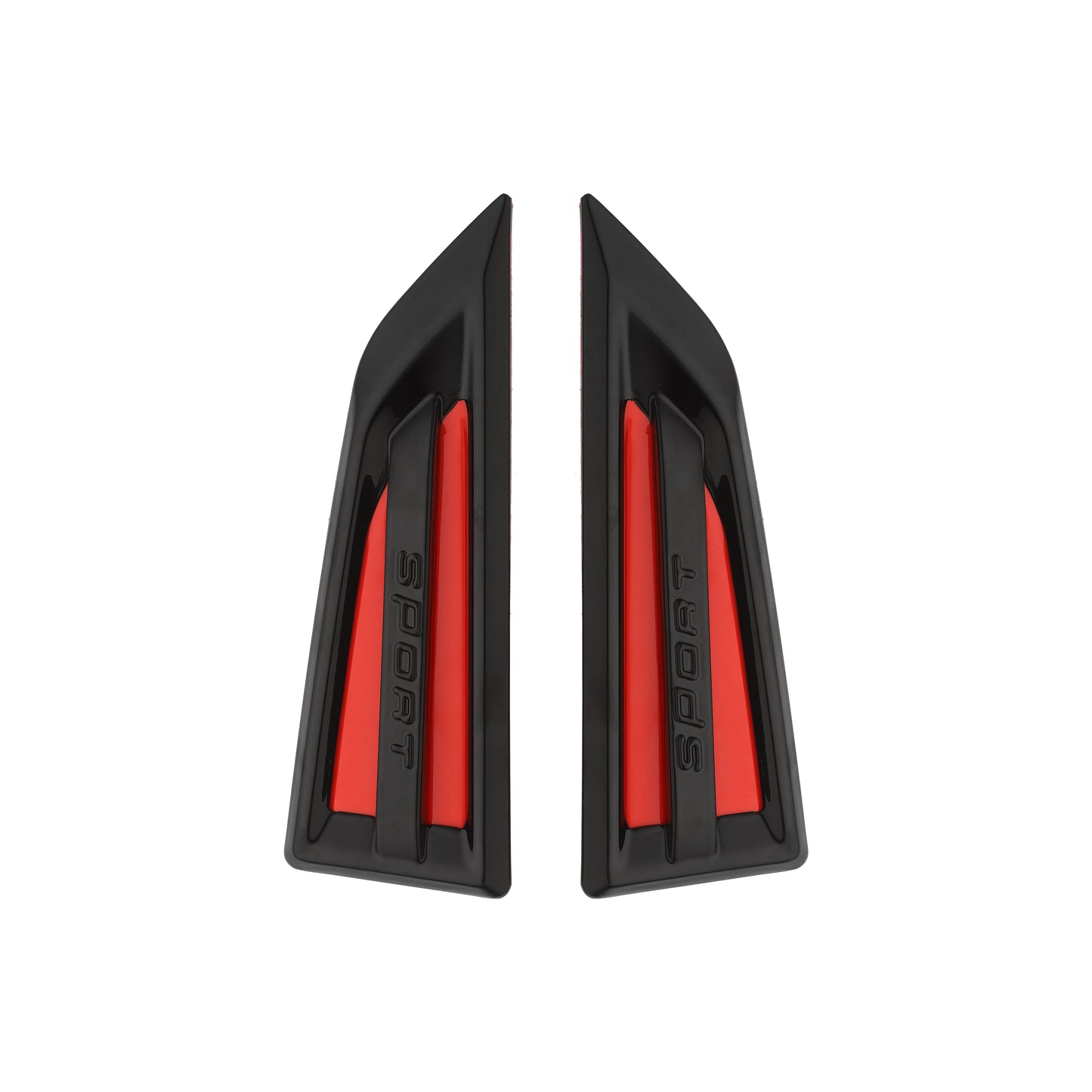 Aeroflow Universal Side Vent (Black & Red)