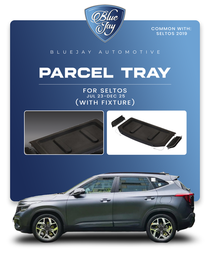 Parcel Tray for Seltos JUL 2023 - DEC 2025 (with Fixture)