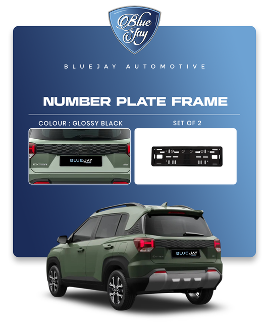 Number Plate frame Glossy Black