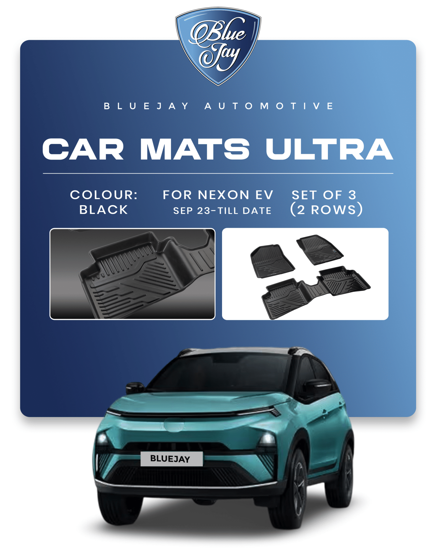 Nexon EV 2023 Till date Car Mats Ultra
