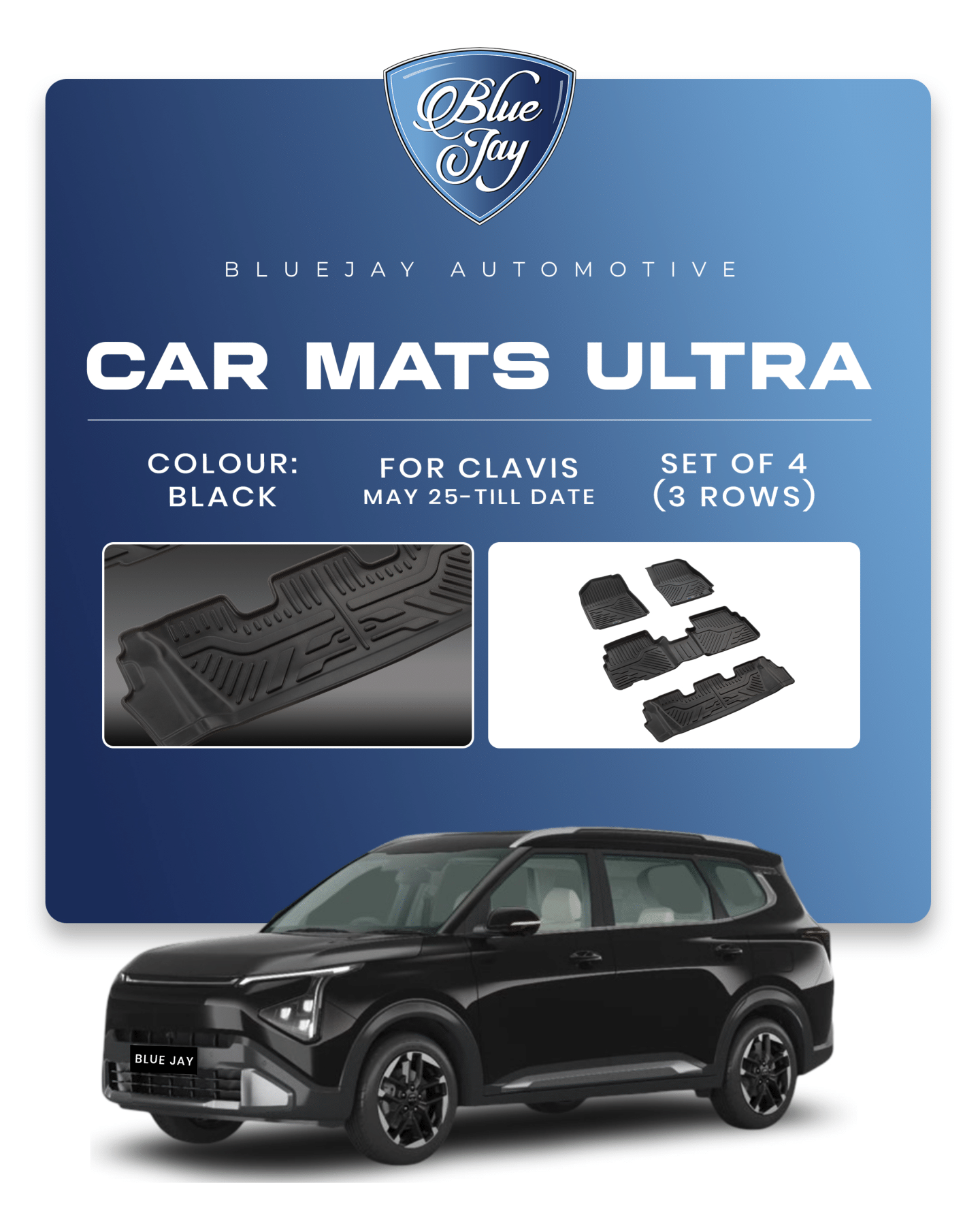 Carens 2025 Onwards Car Mats Ultra (Copy)
