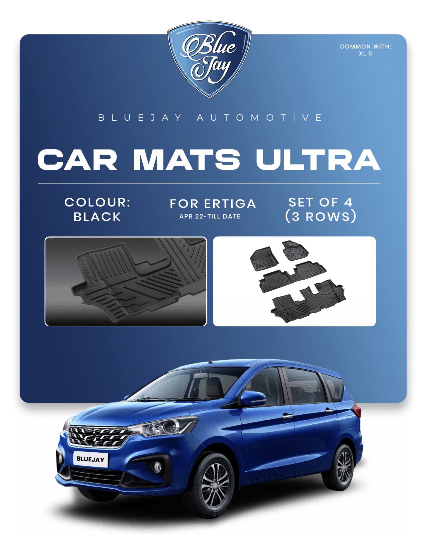 Ertiga 2022 Till date Car Mats Ultra