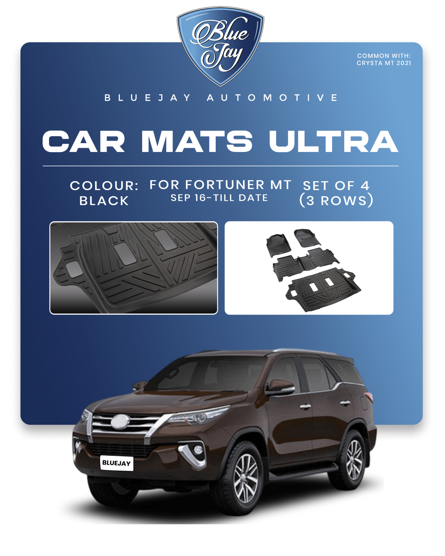 Fortuner Manual Car Care Carpet