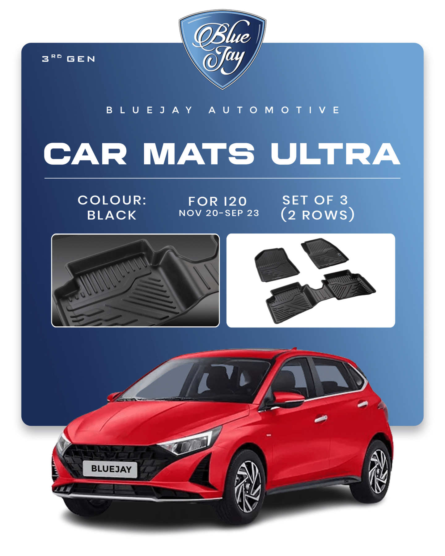 i20 2020-23 Car Mats Ultra