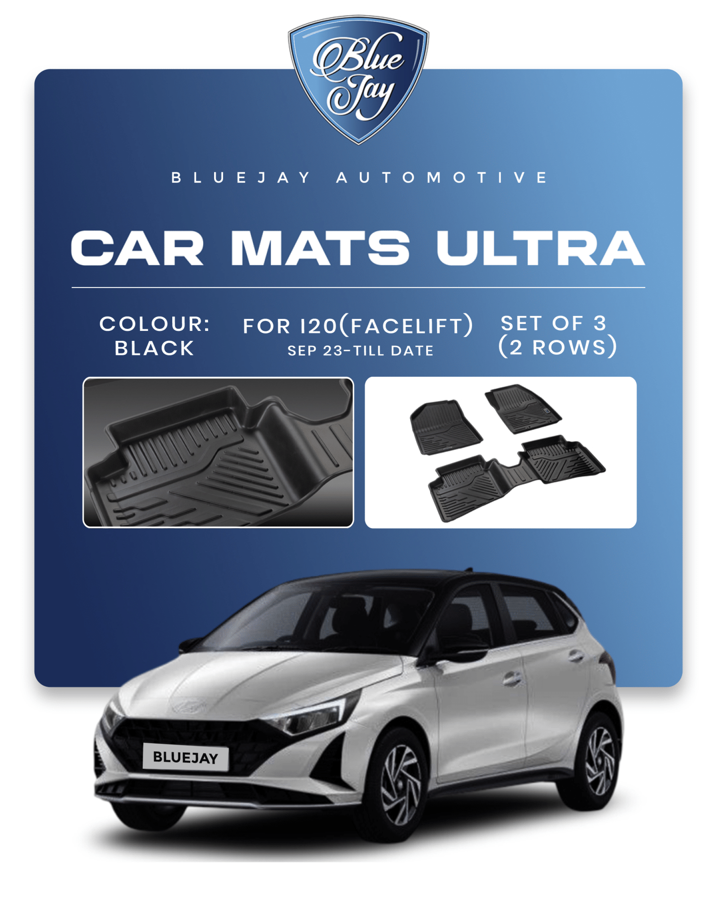 i20 2023 Till date Car Mats Ultra