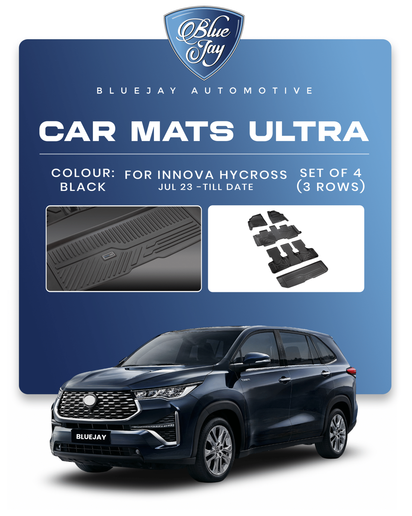 Hycross 2023 Till date Car Mats Ultra