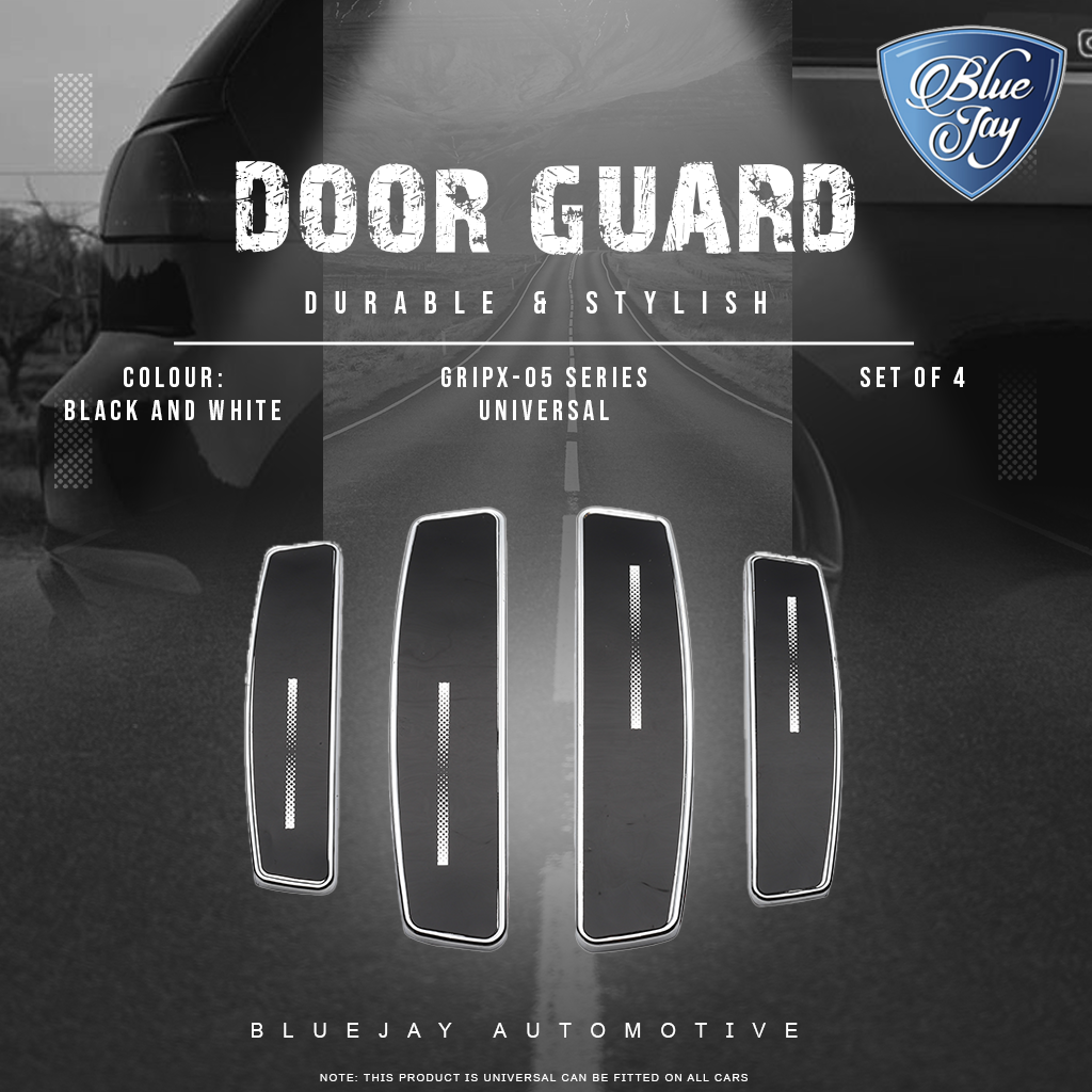 GRIPX-05 Series Universal Door Guard (Black & White)