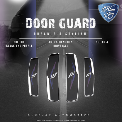 GRIPX-08 Series Universal Door Guard (Black & Purple)