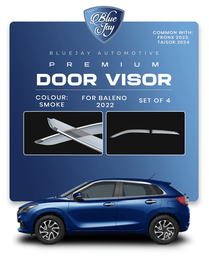 Door Visor for Baleno 2022 (Smoke)