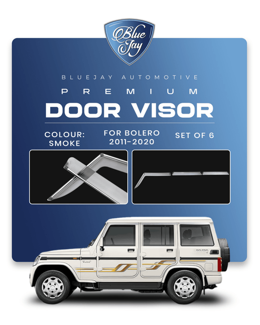 Door Visor for Bolero 2011-20 (Smoke)