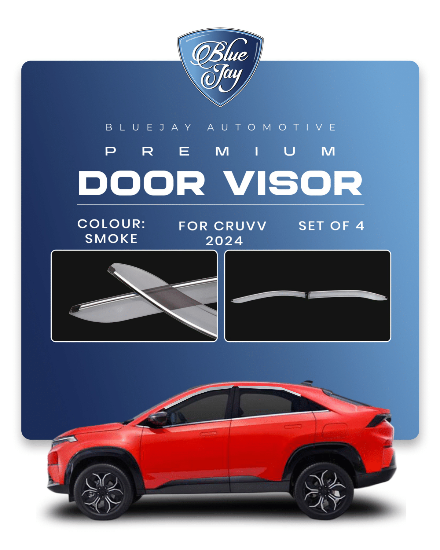 Door Visor for Curve 2024 (Smoke)