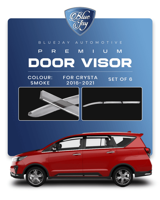 Door Visor for Crysta 2016-21 (Smoke)