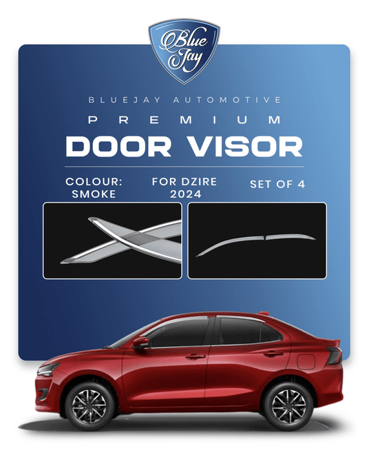 Door Visor for Dzire 2024 (Smoke)