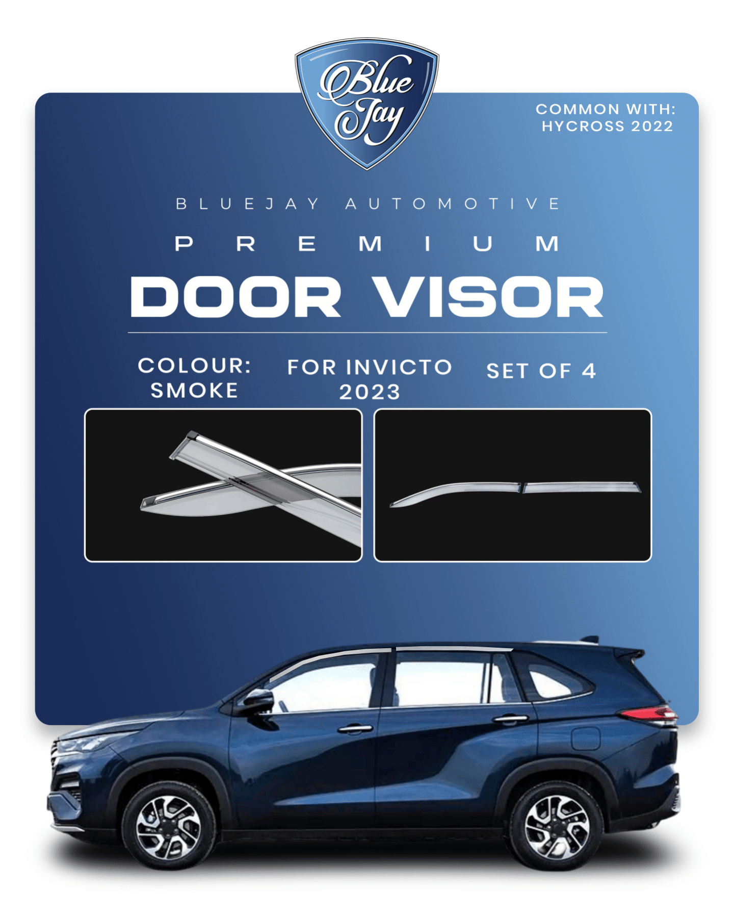 Door Visor for Invicto 2023 (Smoke)