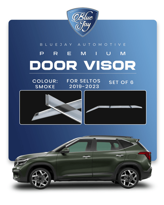 Door Visor for Seltos 2019-23 (Smoke)