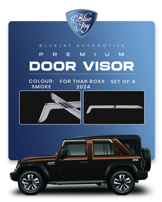Door Visor for Thar Roxx 2024 (Smoke)