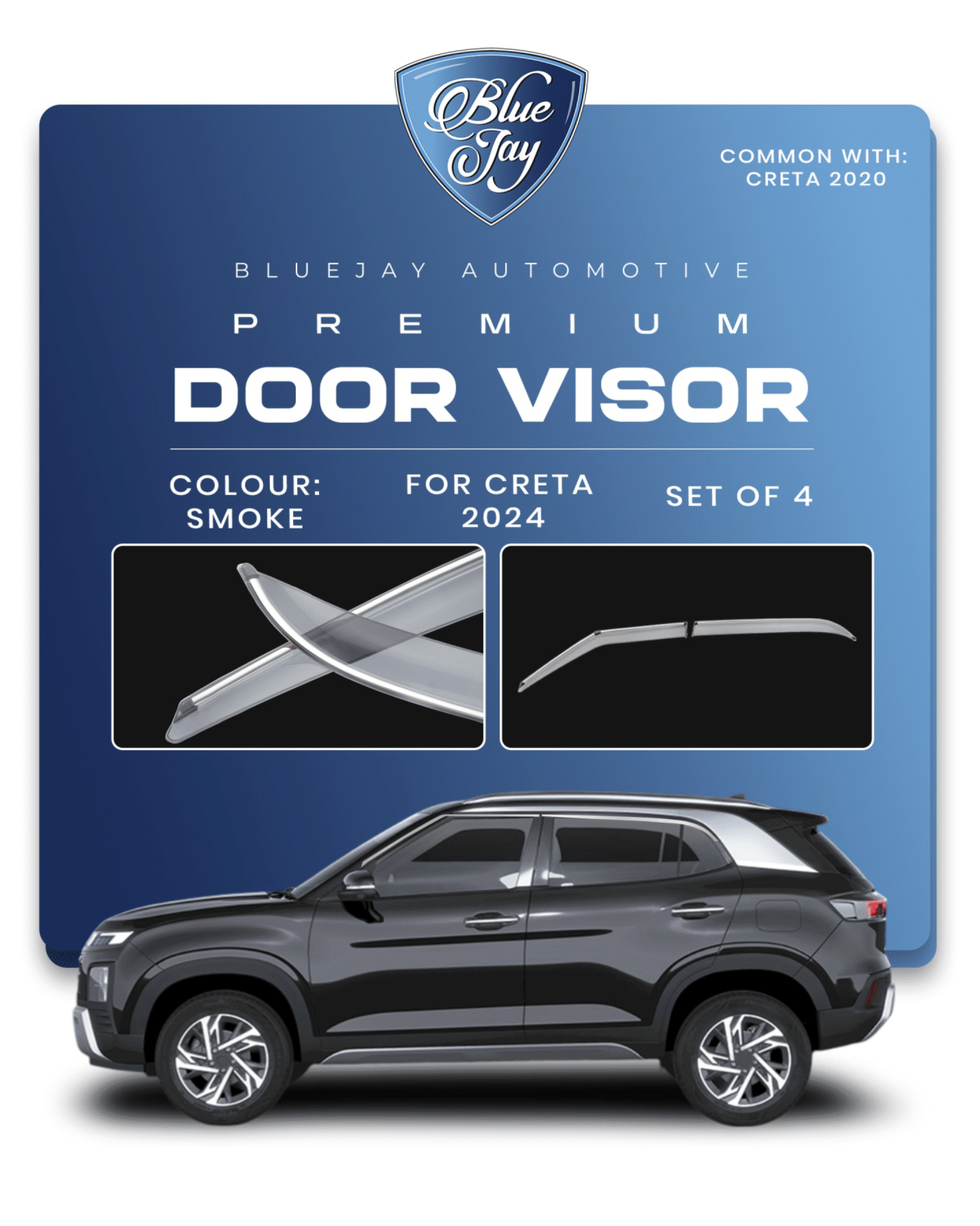 Door Visor for Creta 2024-till date