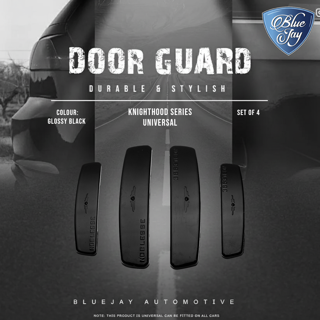 Gloss Edge Series Universal Door Guard (Glossy Black)