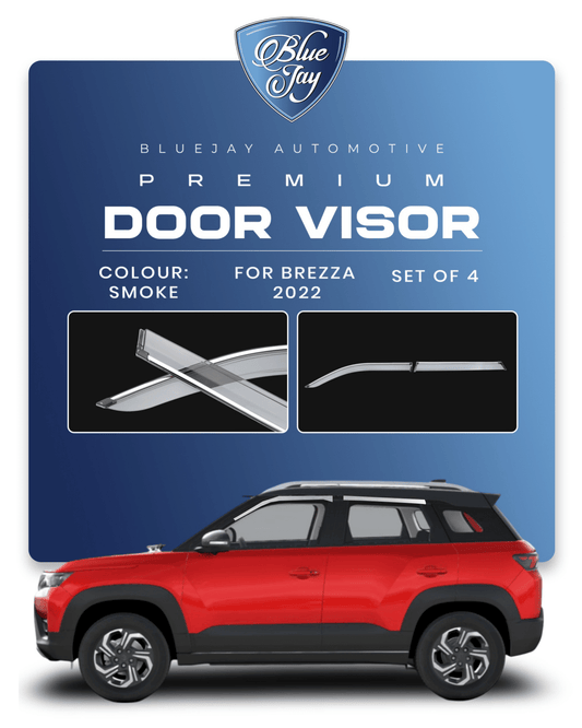 Door Visor for Brezza 2015-20 (Smoke)