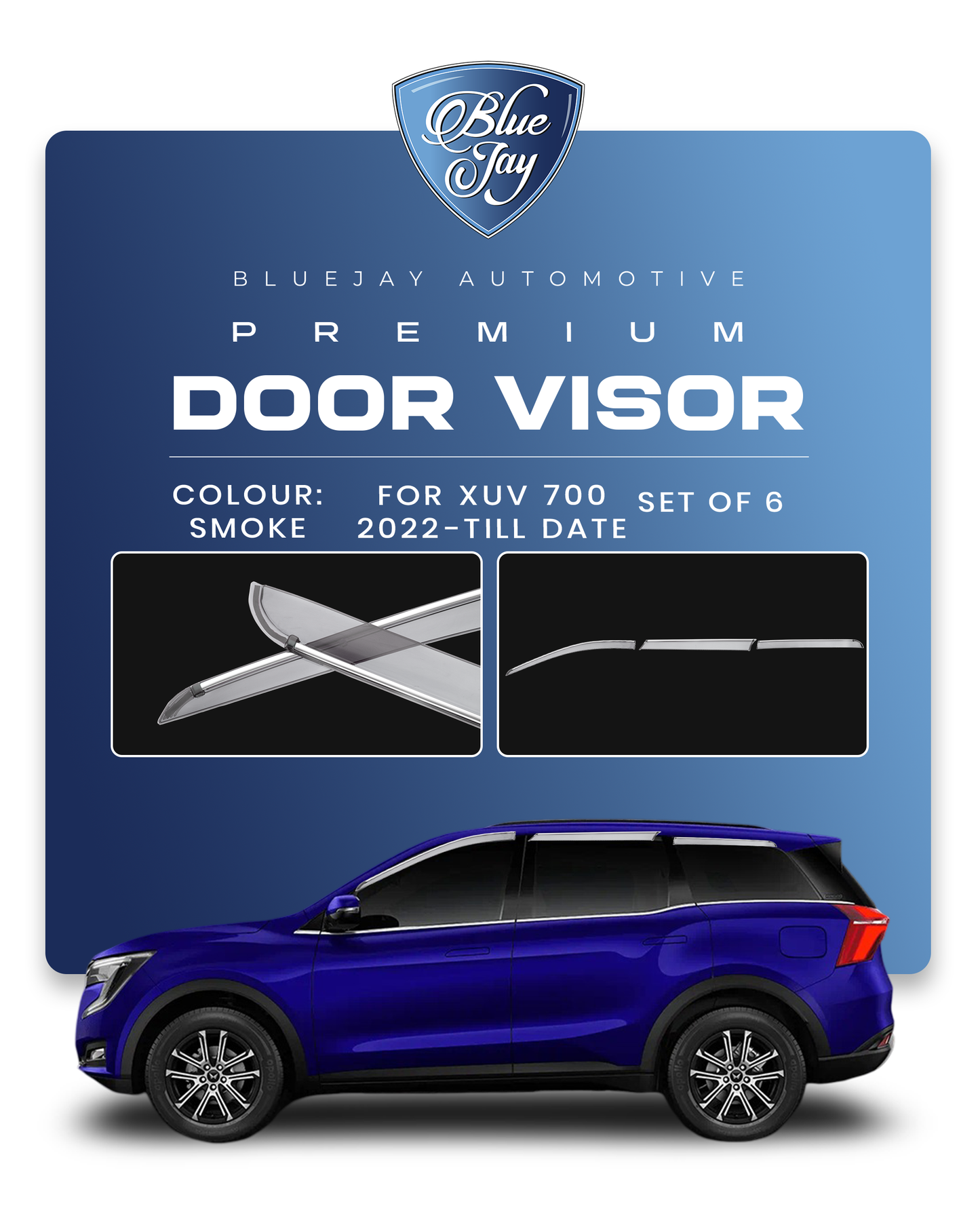 Door Visor for XUV 700 2021-Till Date