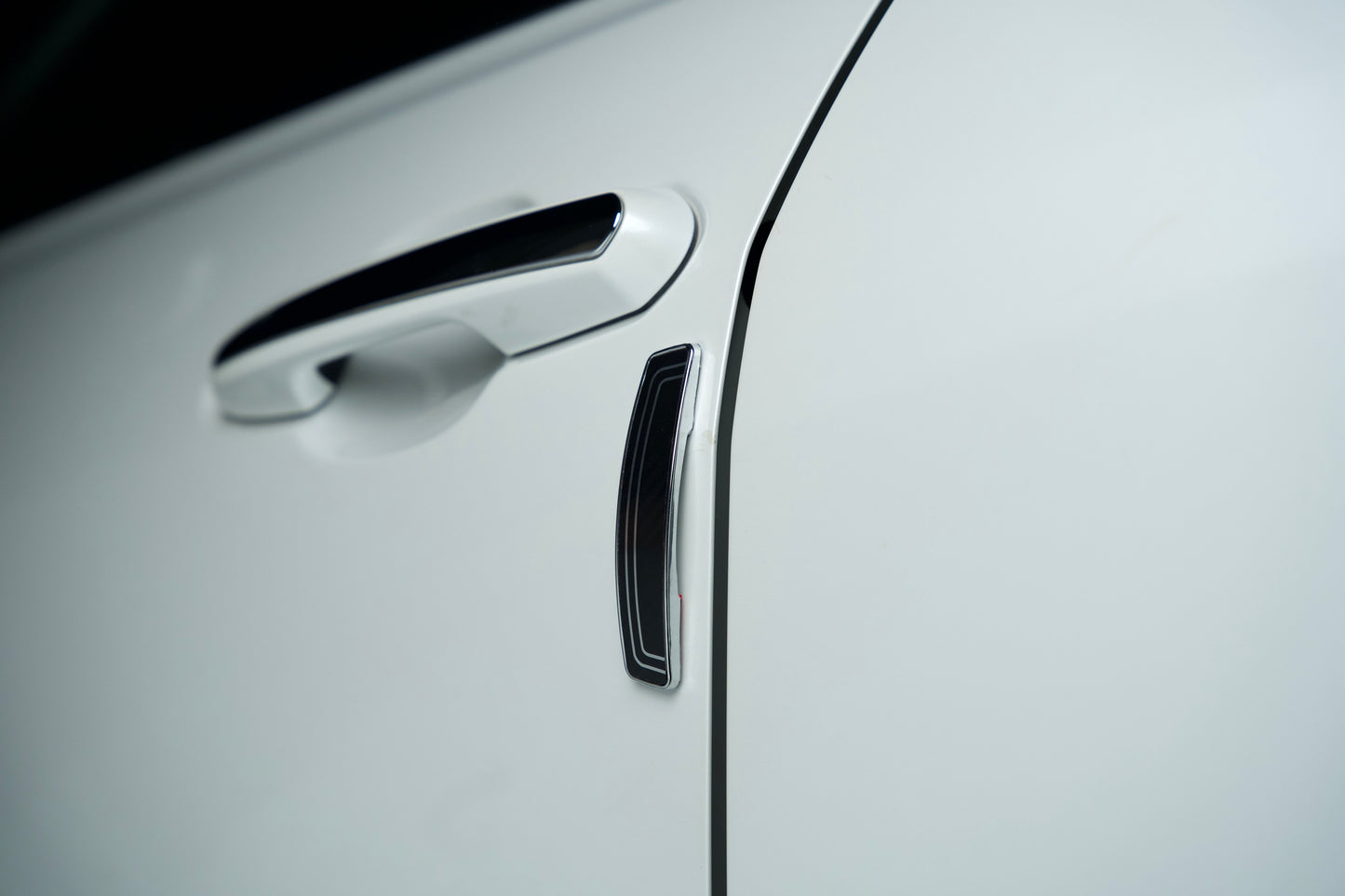 3D Shield Series Universal Door Guard (Black & Silver)