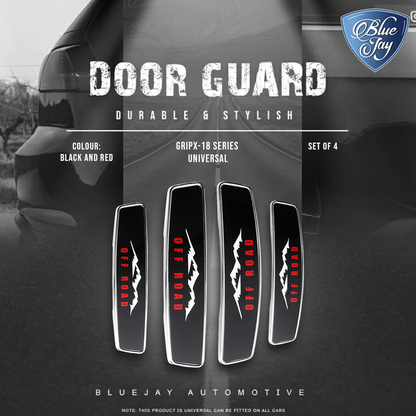 GRIPX-18 Series Universal Door Guard (Black & Red)