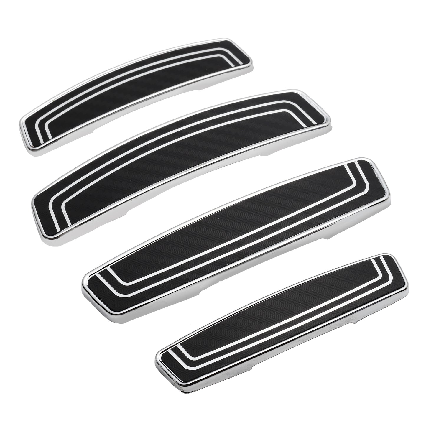 3D Shield Series Universal Door Guard (Black & Silver)