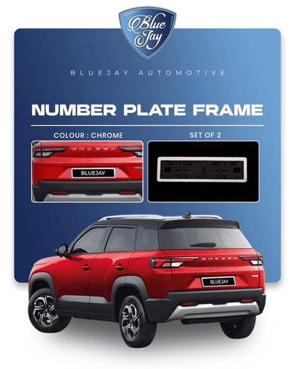Number Plate frame Chrome