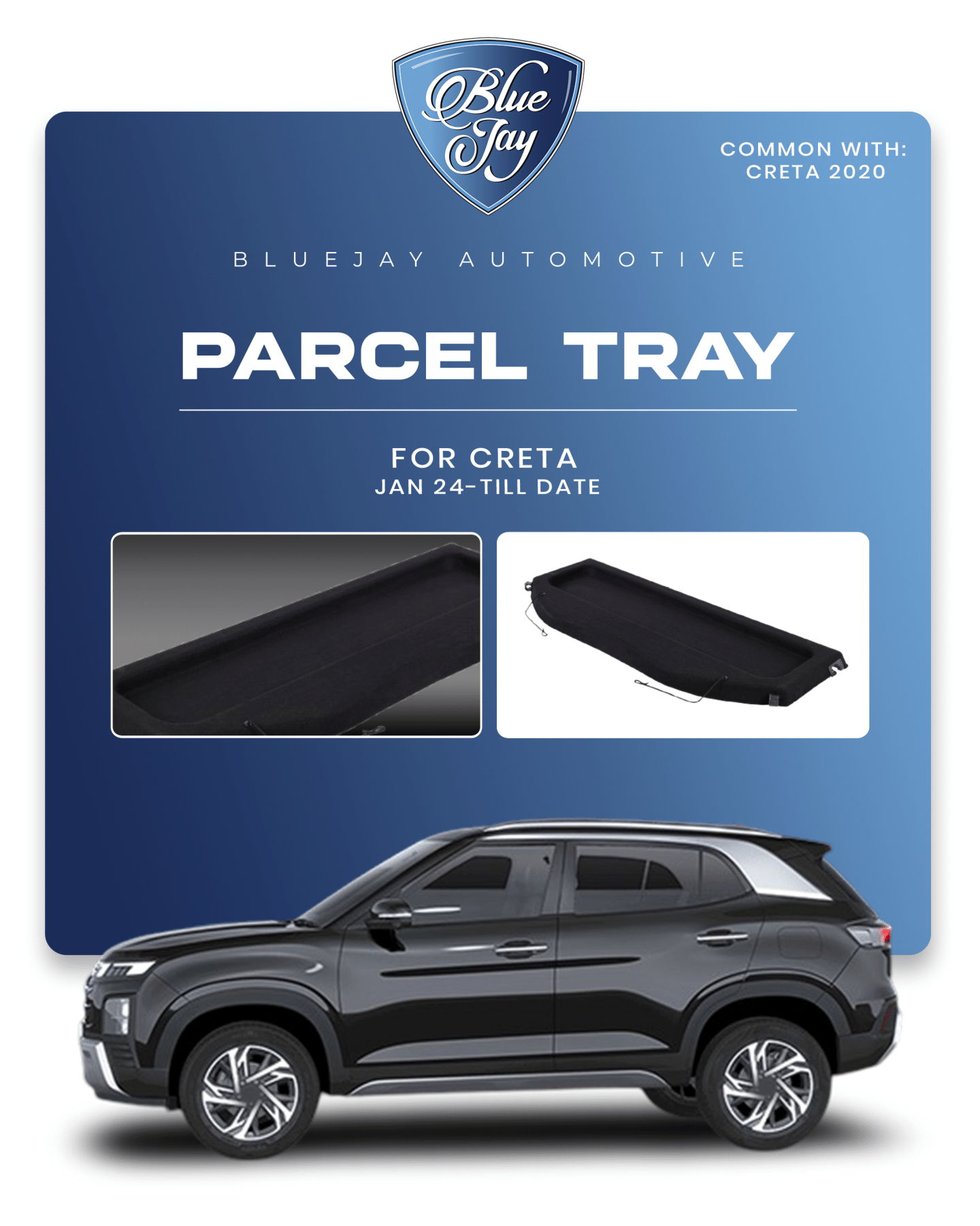 Creta 2024 Till date Parcel Tray