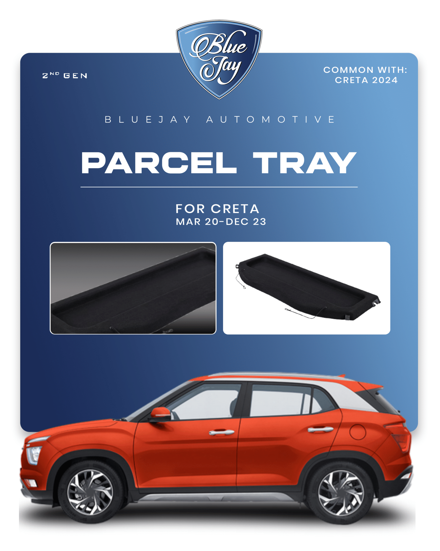 Creta 2020-23 Till date Parcel Tray