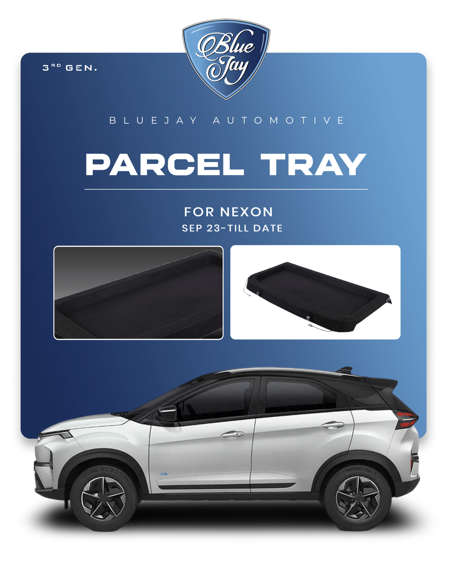 Nexon 2023 Till Date Parcel Tray