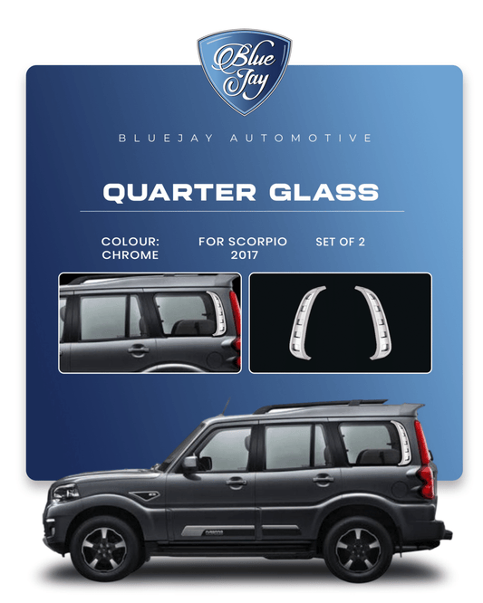 Quarter Glass Chrome for Scorpio 2017