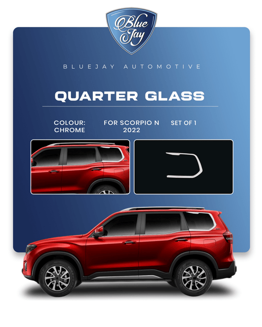 Quarter Glass Black for Scorpio N 2022