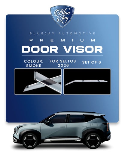 Door Visor for Seltos 2026 (Smoke)