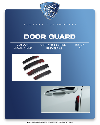 GRIPX-04 Series Universal Door Guard (Black & Red)