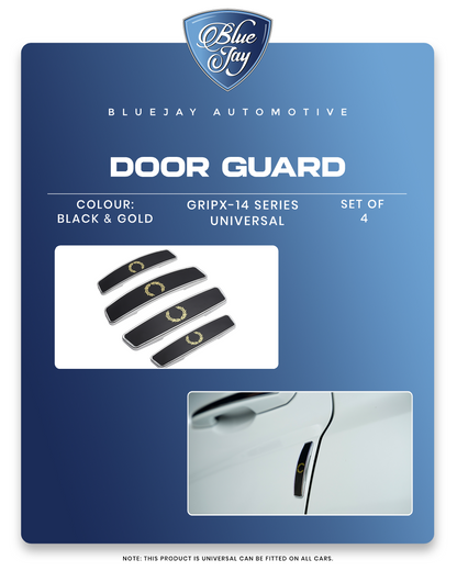GRIPX-14 Series Universal Door Guard (Black & Gold)