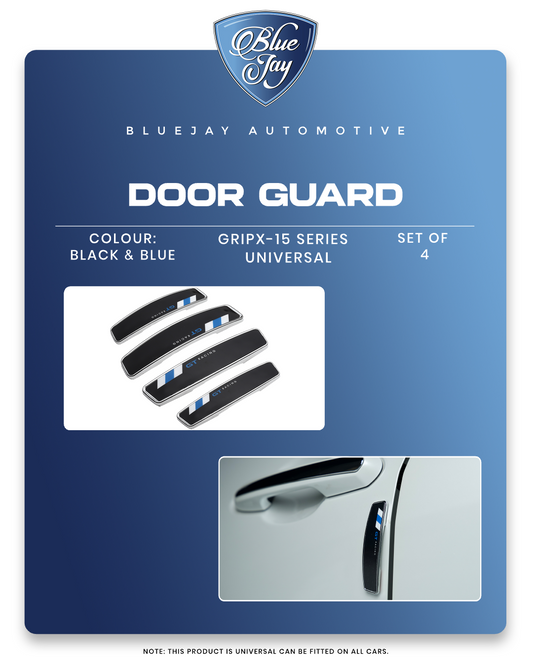 GRIPX-15 Series Universal Door Guard (Black & Blue)